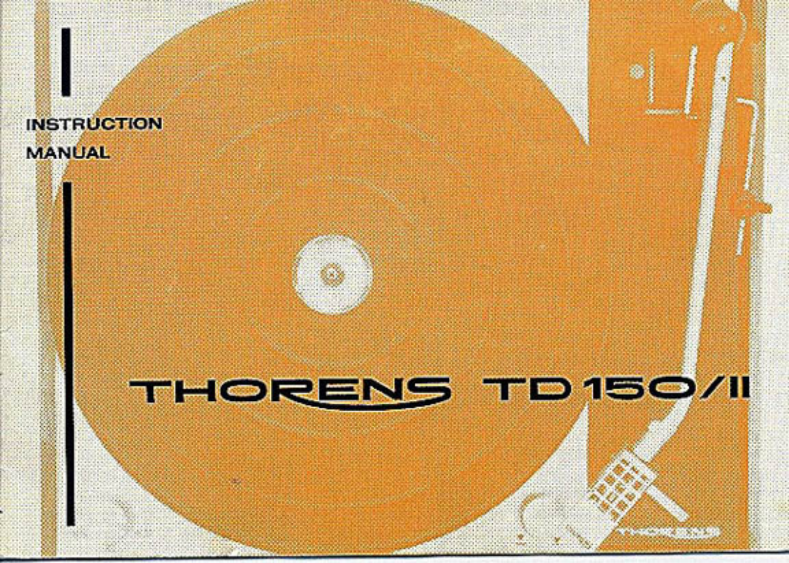 Thorens TD-150 Mk2 Owners manual