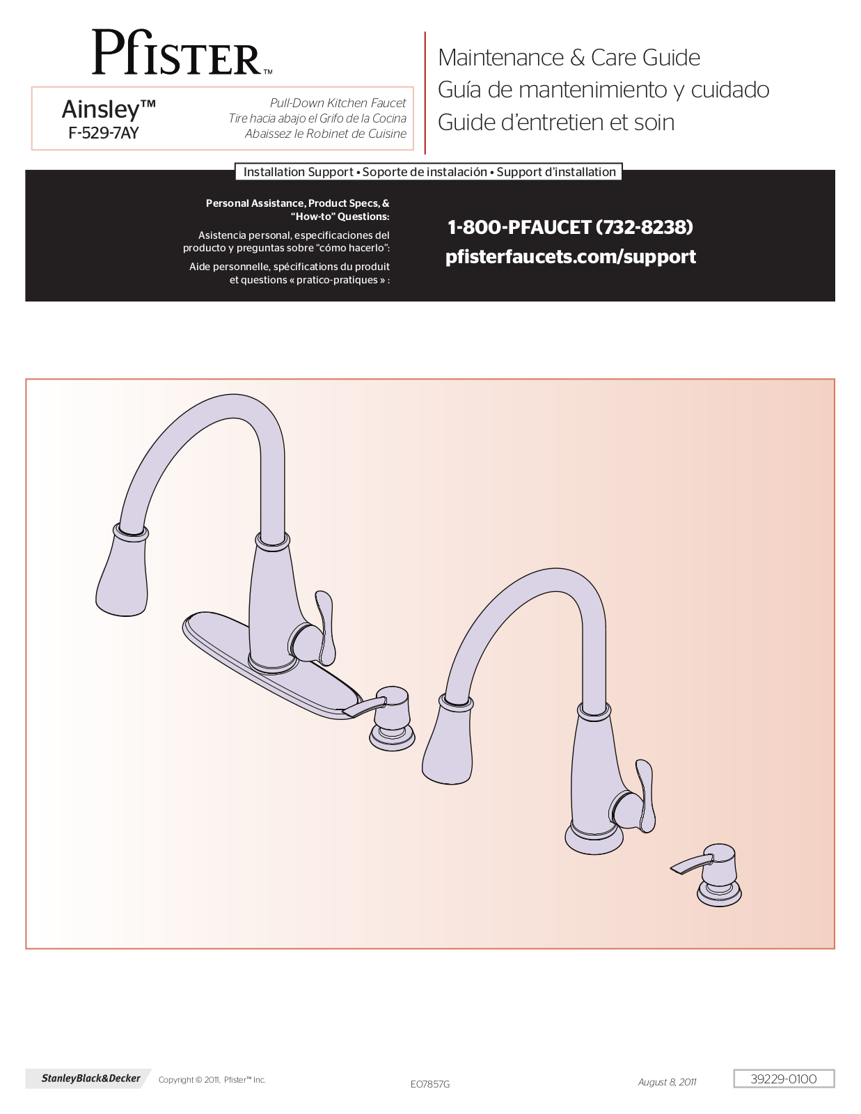 Pfister F-529-7AYS User Manual