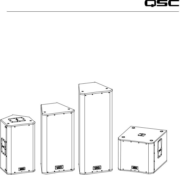 Qsc KW181, KW152, KW153, KW122 User Manual