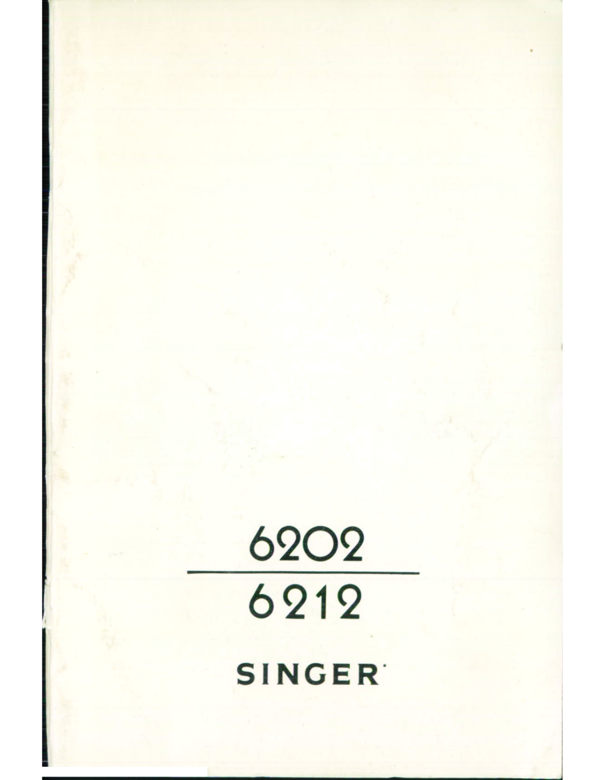 Singer 6202 User Manual