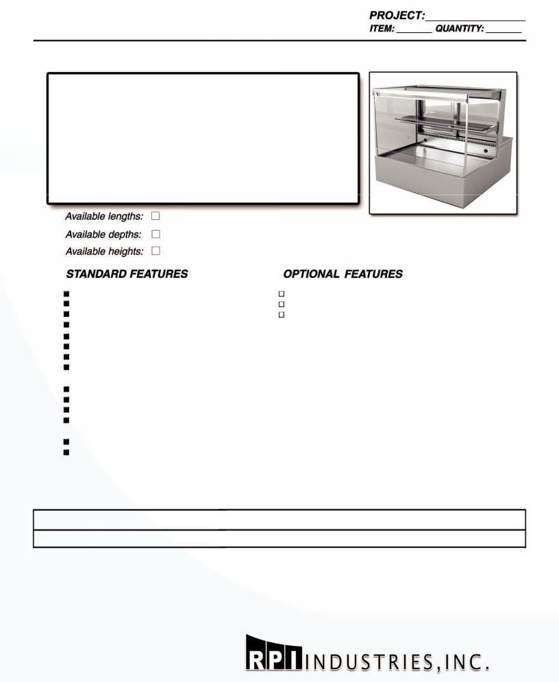 RPI Industries VIAS2-20-R-SQ-SC CT Manual
