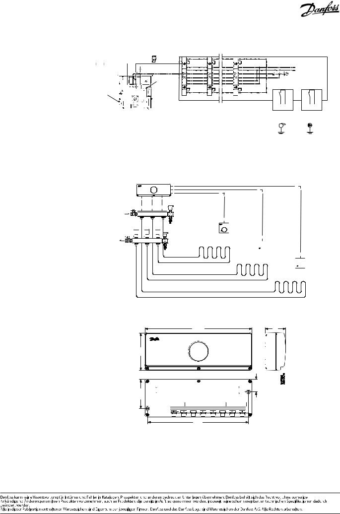 Danfoss FH-WC Hauptregler- 24 V AC Data sheet