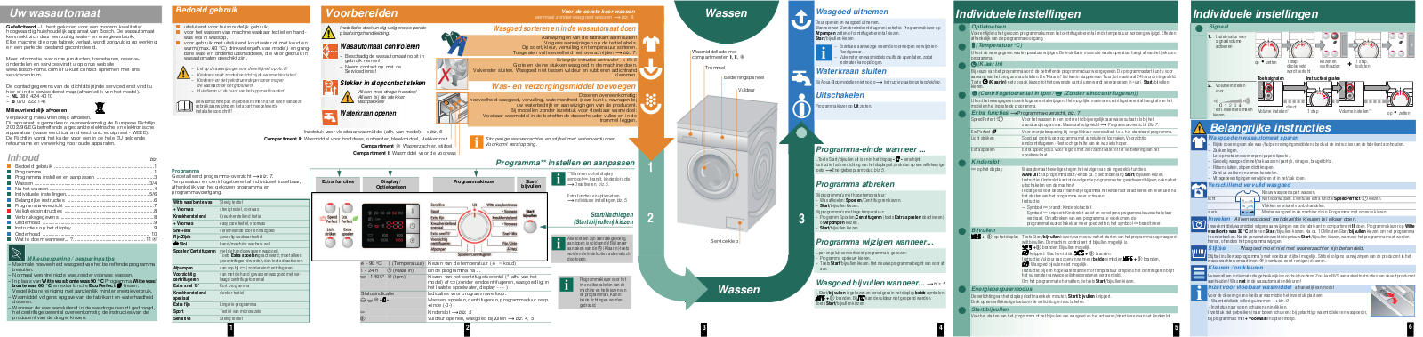 Bosch WAQ28460NL User manual