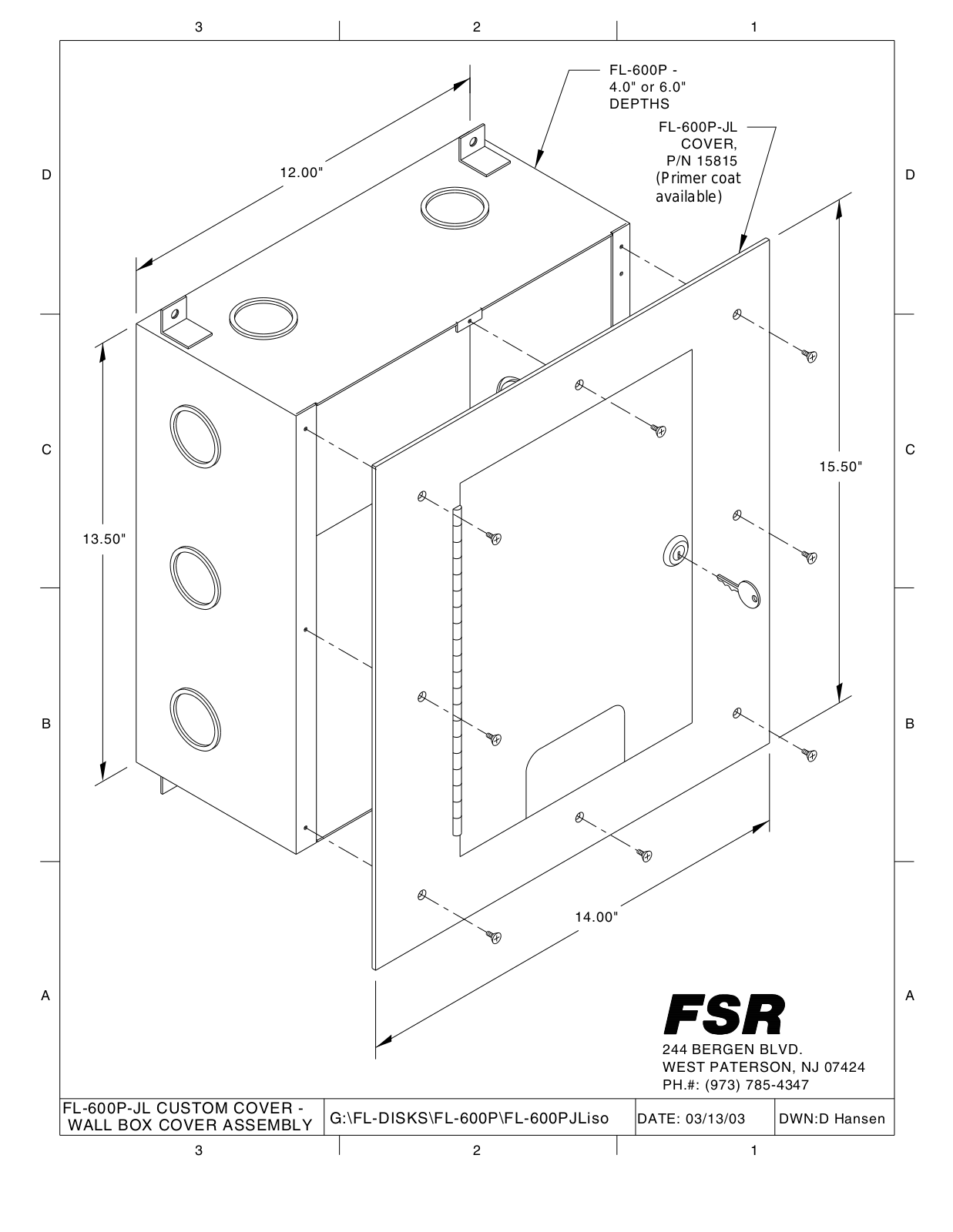 FSR FL-600PJL User Manual