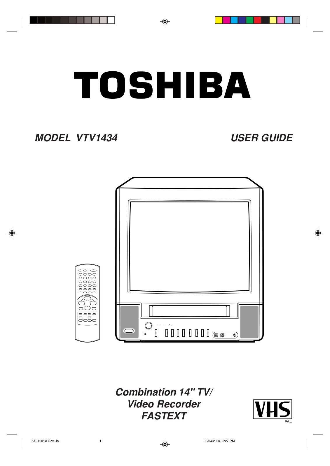 Toshiba VTV1434 User Guide