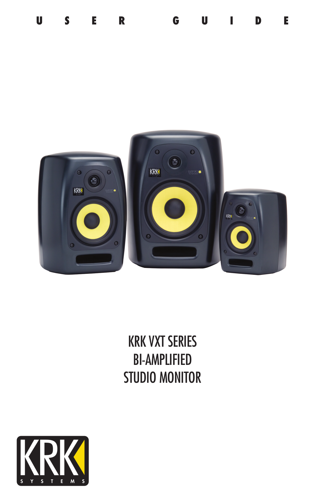 KRK VXT-6, VXT-4, VXT-8 User manual