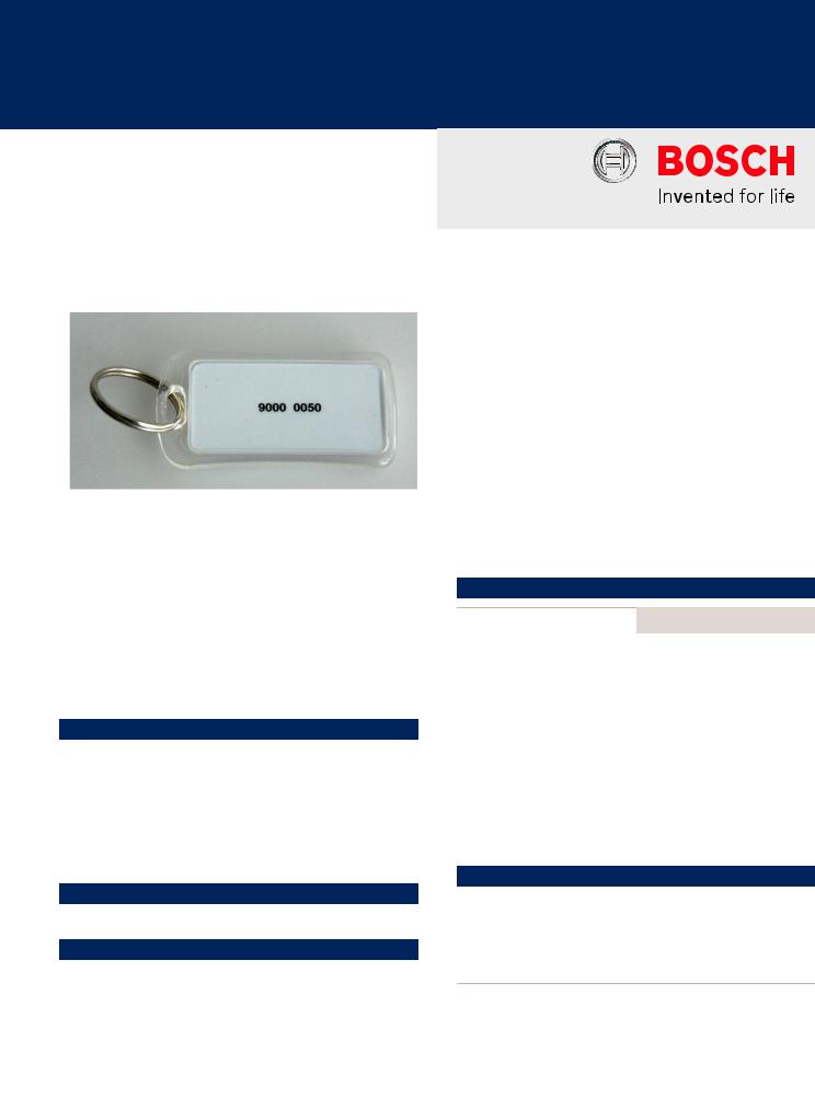 Bosch ACT-EV1MYKR-SA2, ACT-MFCMYKR-SA2 Specsheet