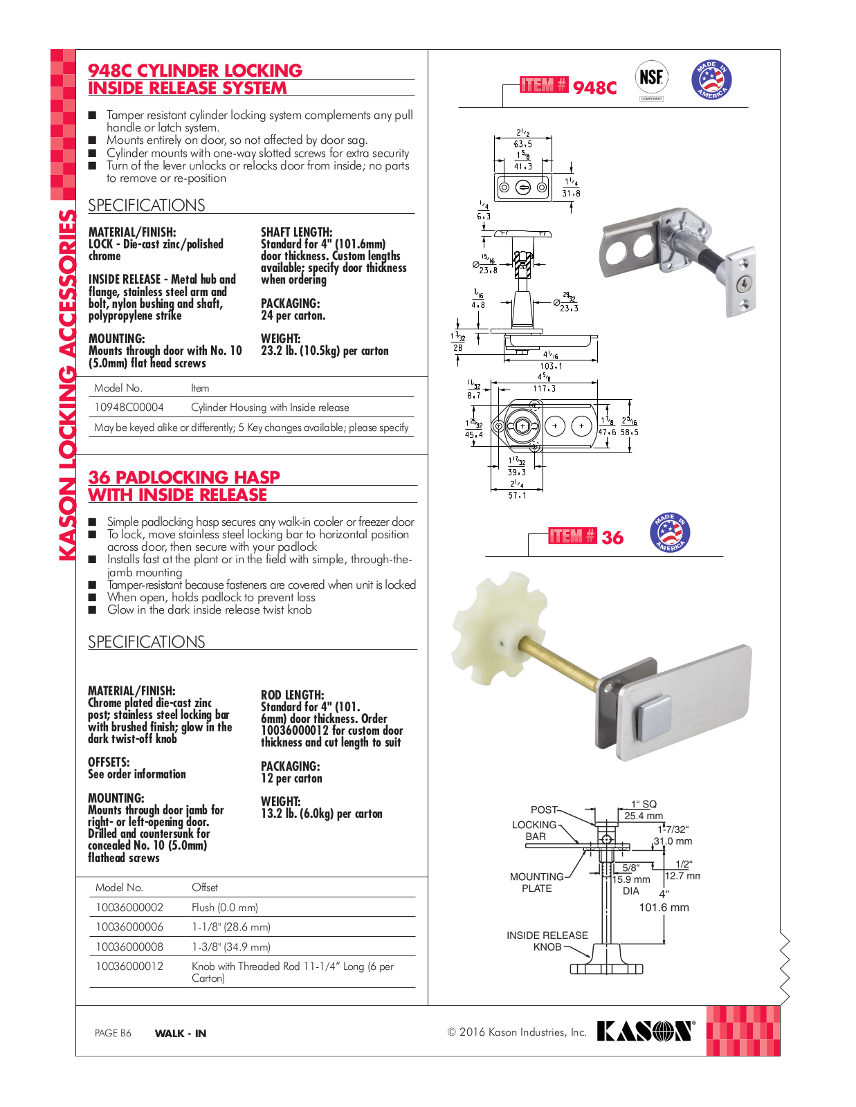 Kason 10036000002 User Manual