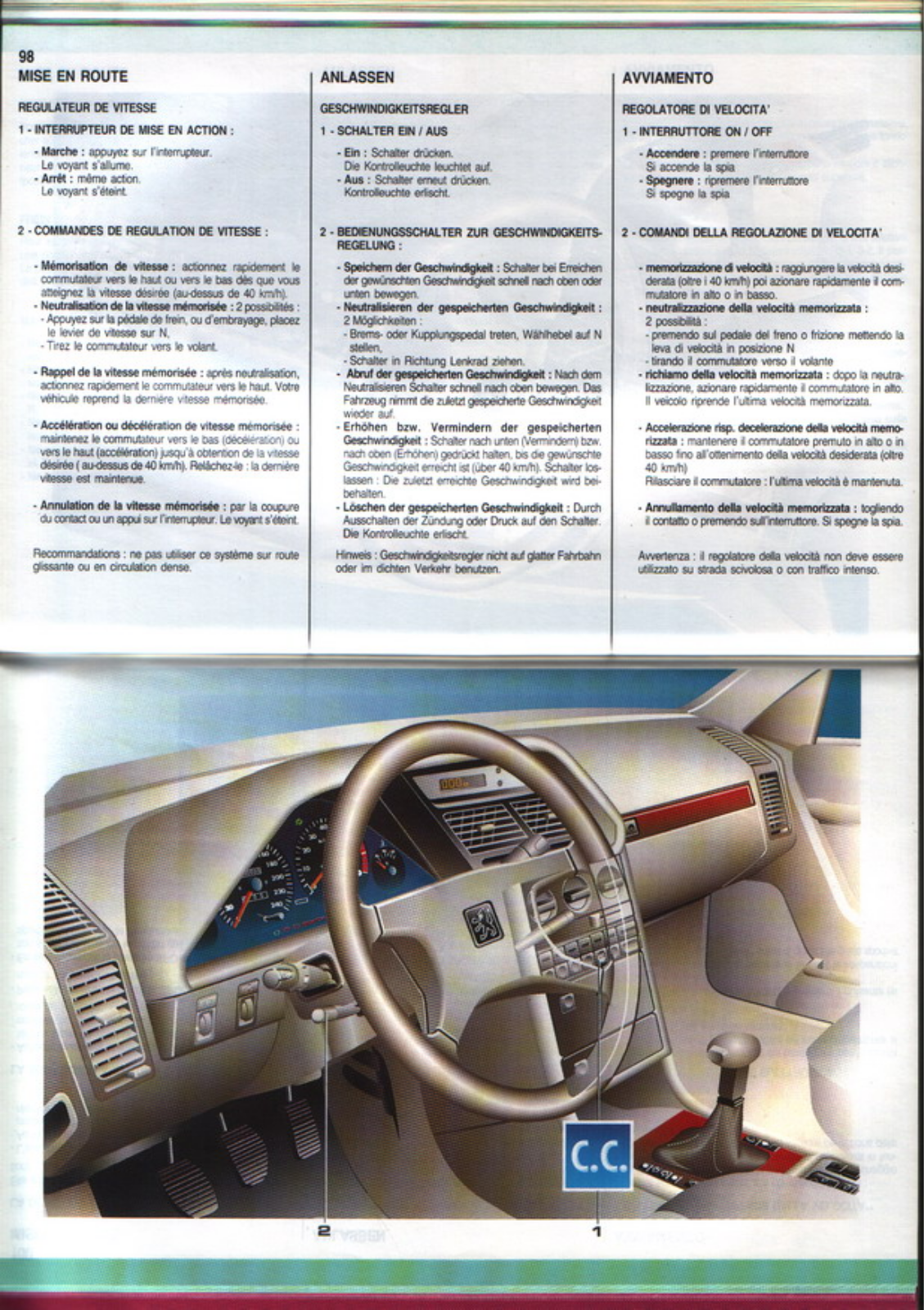 PEUGEOT 605 User Manual