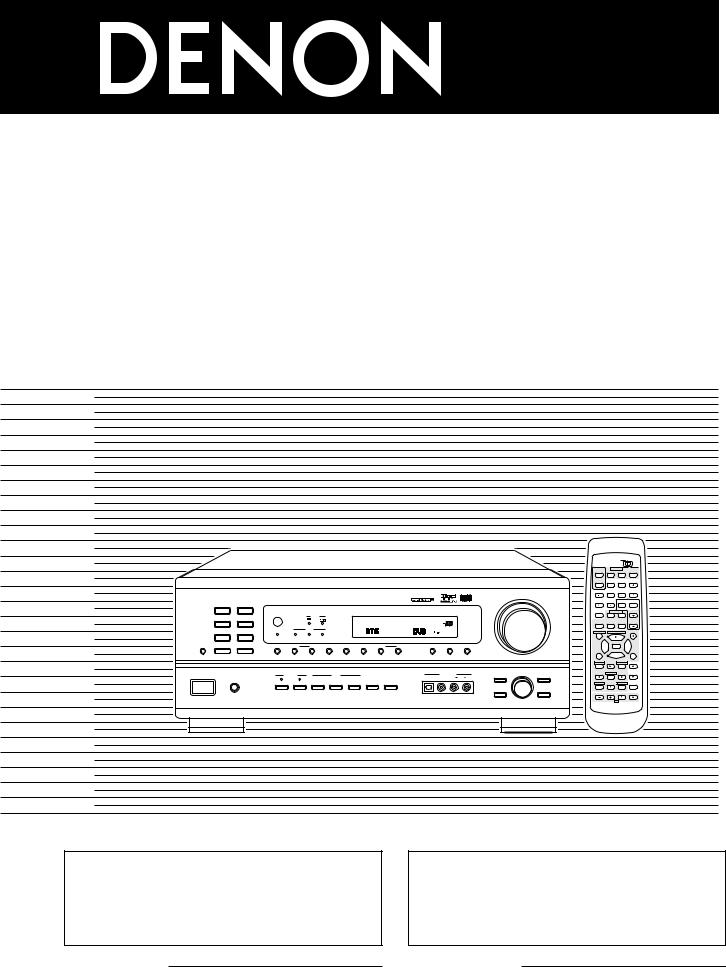 Denon AVR-1802 882 User Manual