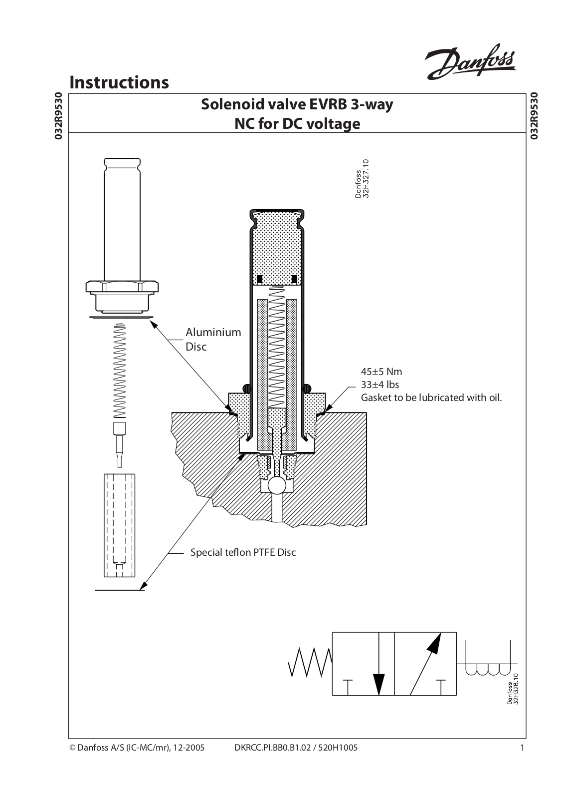 Danfoss EVRB 3 Installation guide