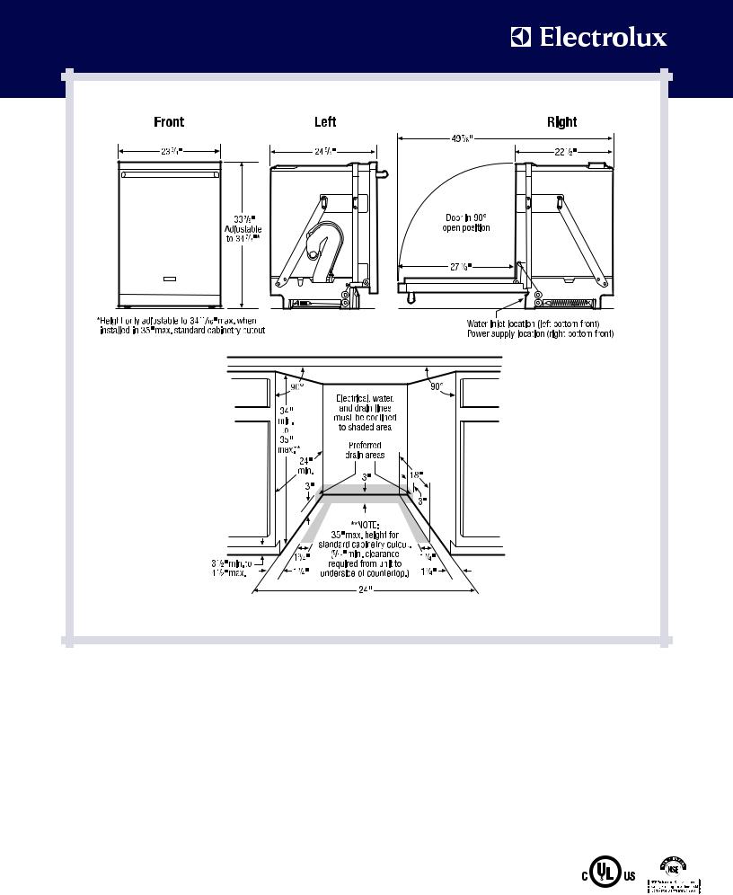 Electrolux EIDW5905J W, EIDW5905J S, EIDW5905J B User Manual