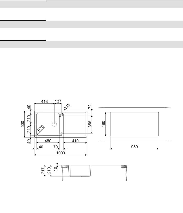 Smeg LZ150B Technical sheet