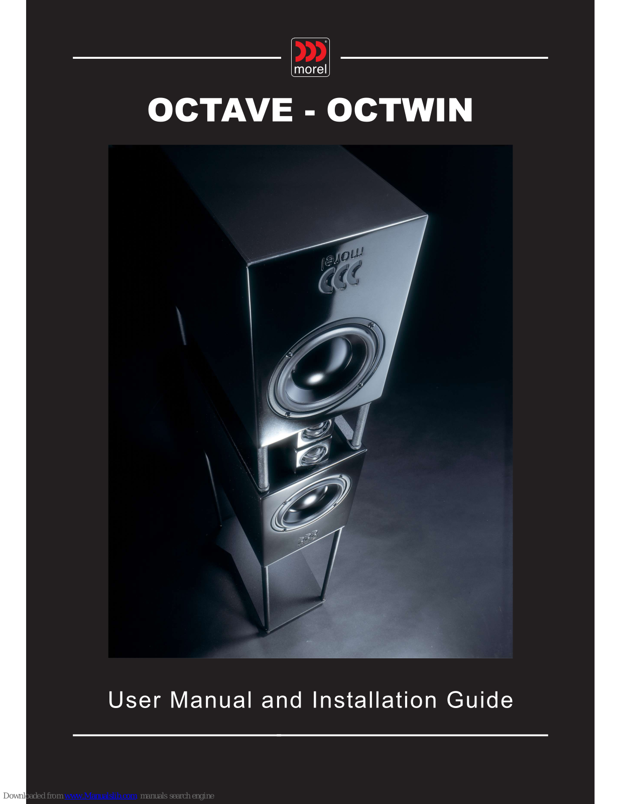 Morel OCTAVE  OCTAVE-OCTWIN 5.2, OCTAVE  OCTAVE-OCTWIN 5.2M, OCTAVE-OCTWIN 5.2M User Manual