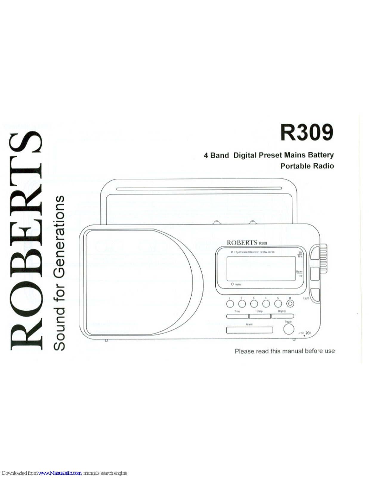 Roberts R309 User Manual