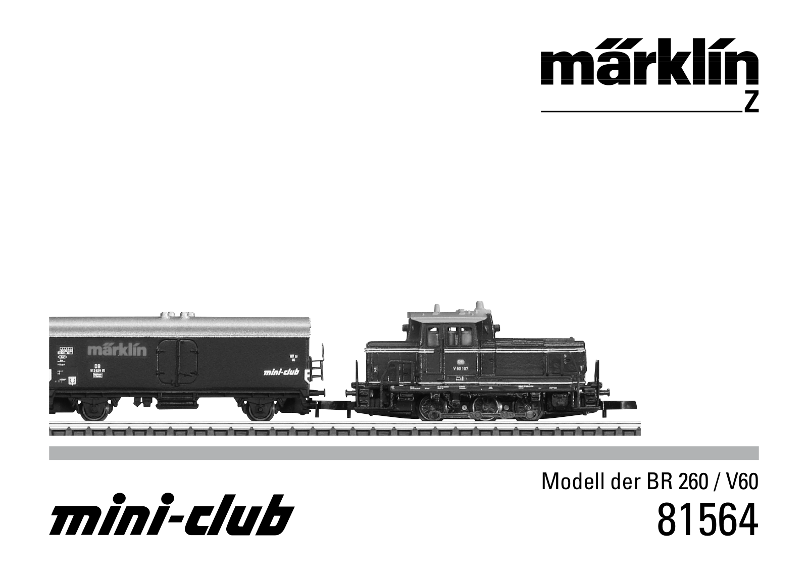 Märklin 81564 User manual - ManualMachine.com