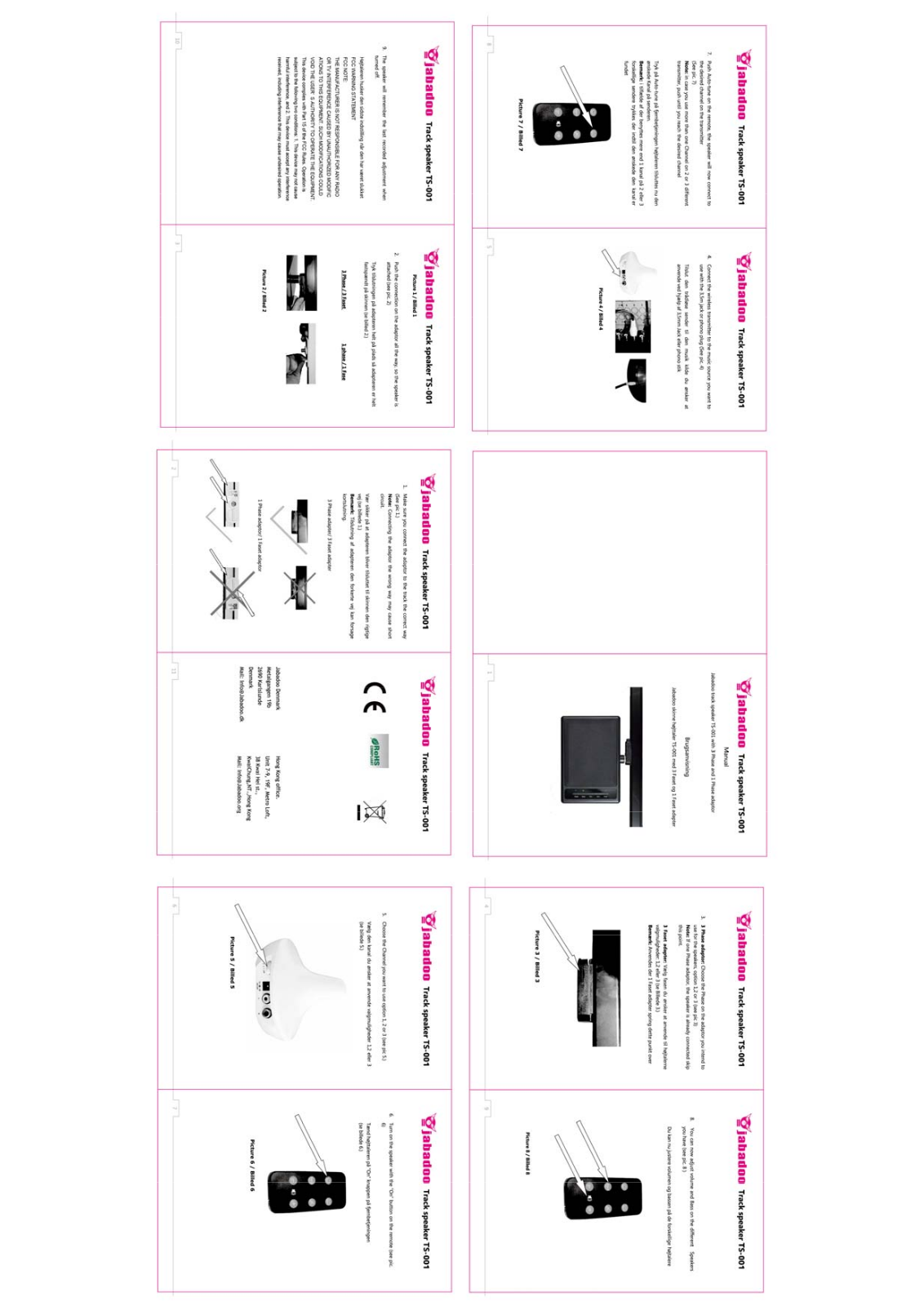 Jabadoo Denmark TS 001 User Manual