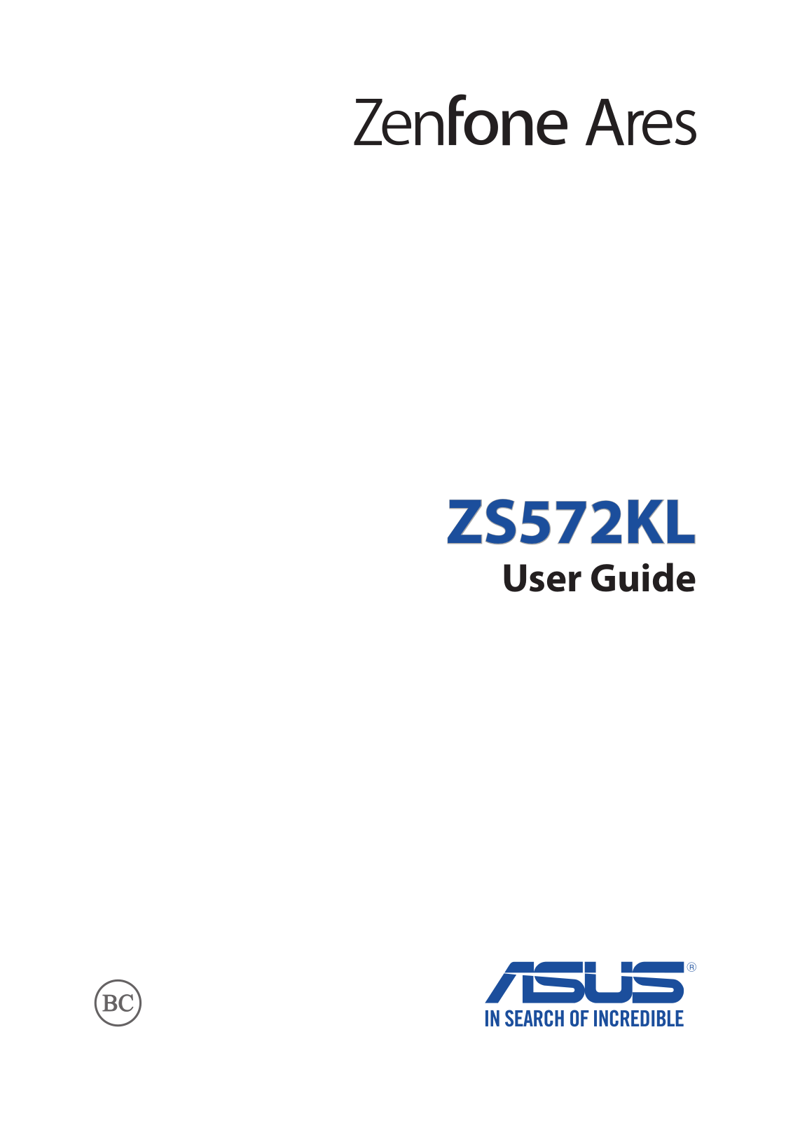 Asus ZenFone Ares User Guide
