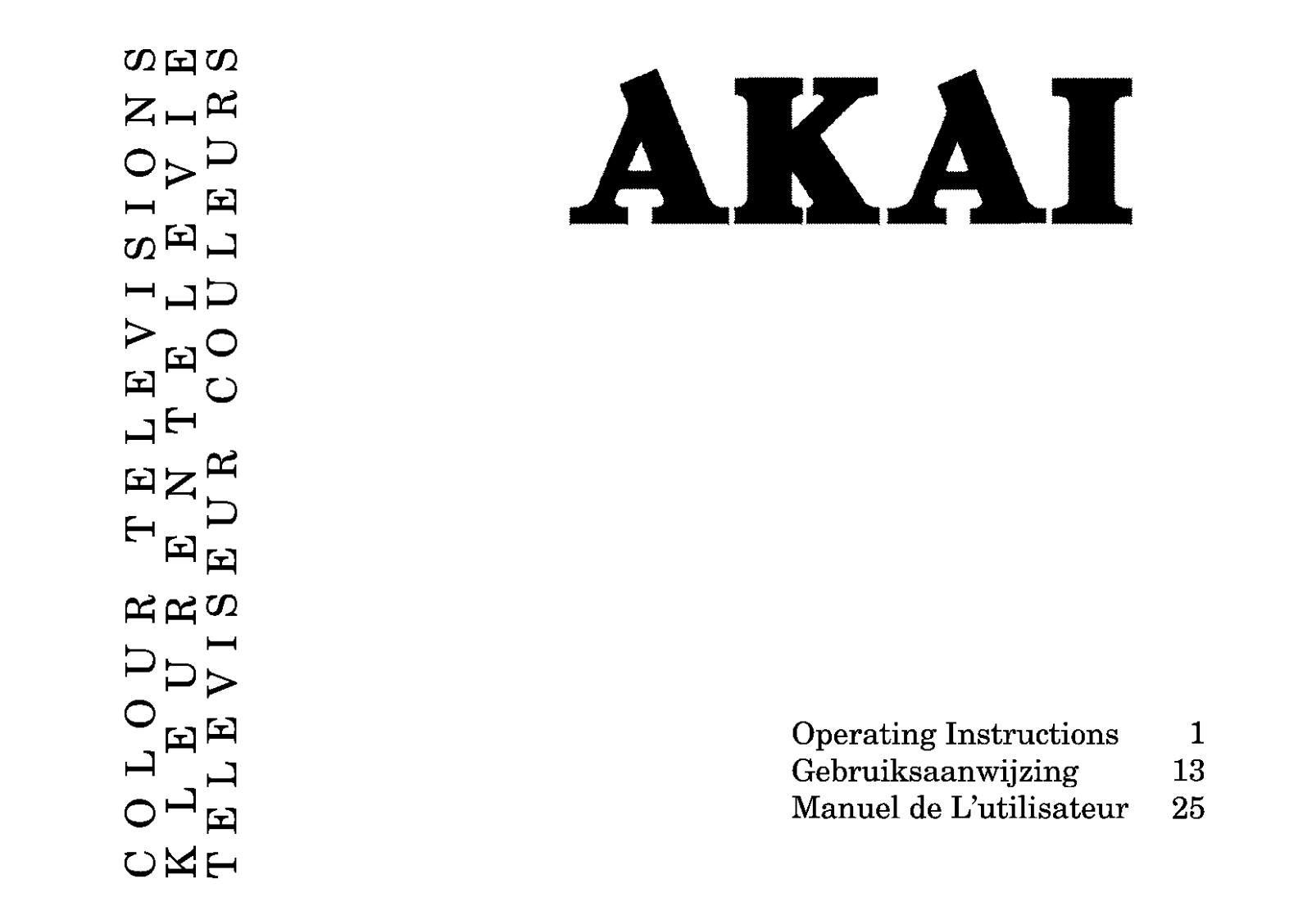 Akai CTB214MTF User Manual