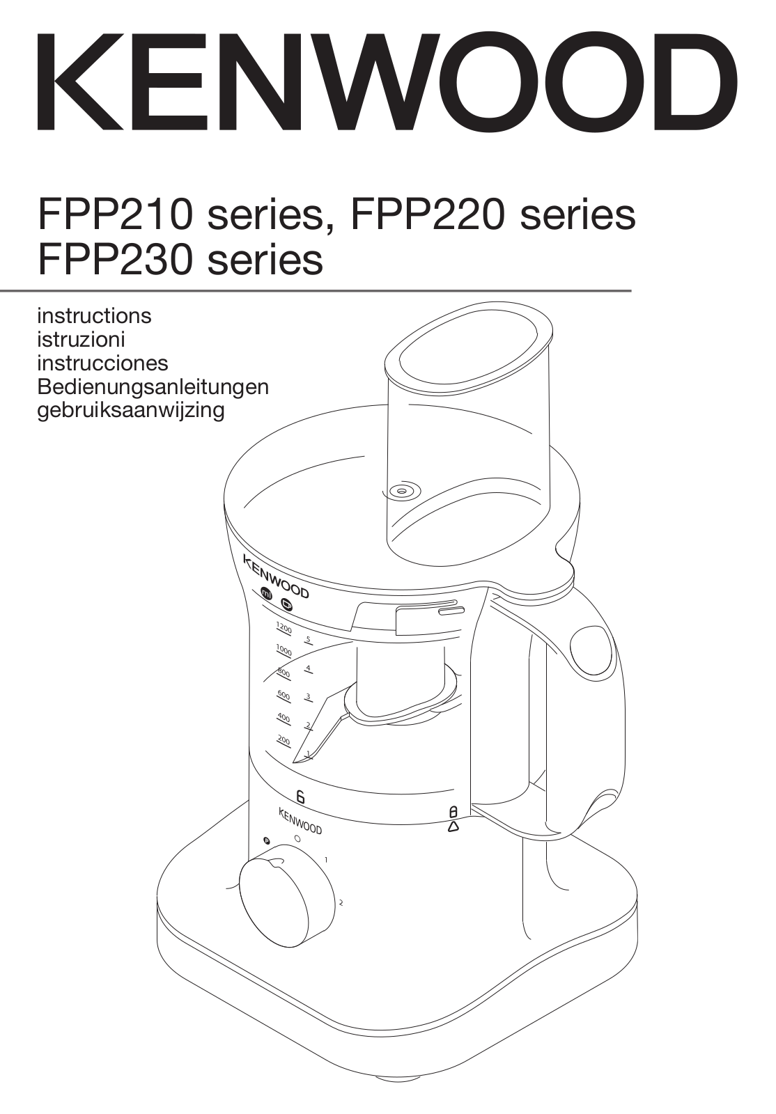 Kenwood FPP210 User Manual