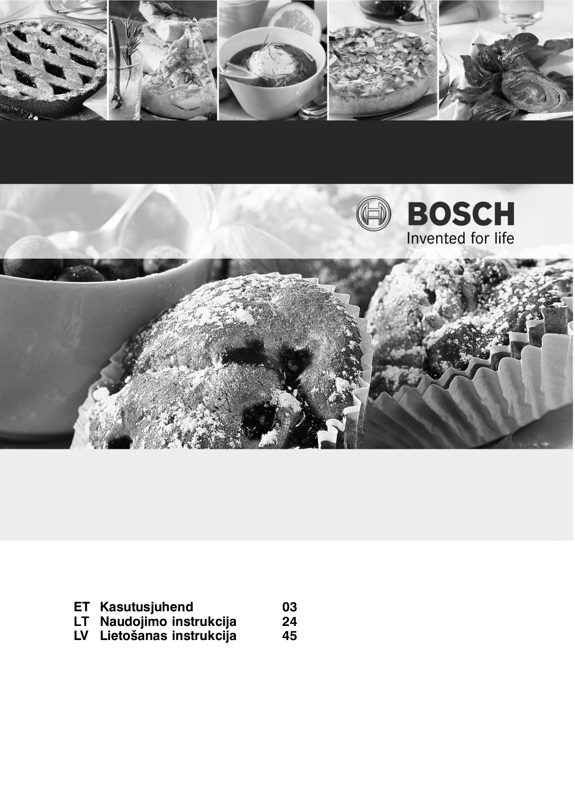 Bosch PIE375C14E User Manual