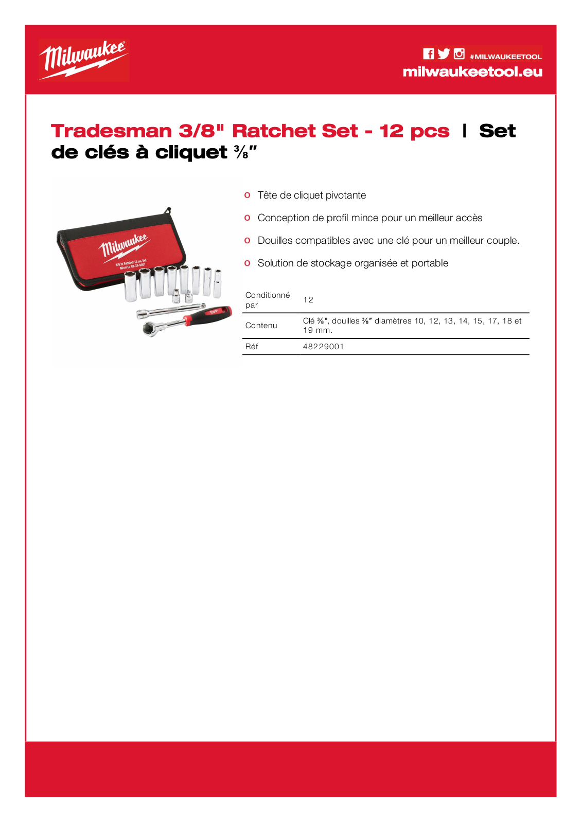 Milwaukee 48229001 Specification - ManualMachine.com