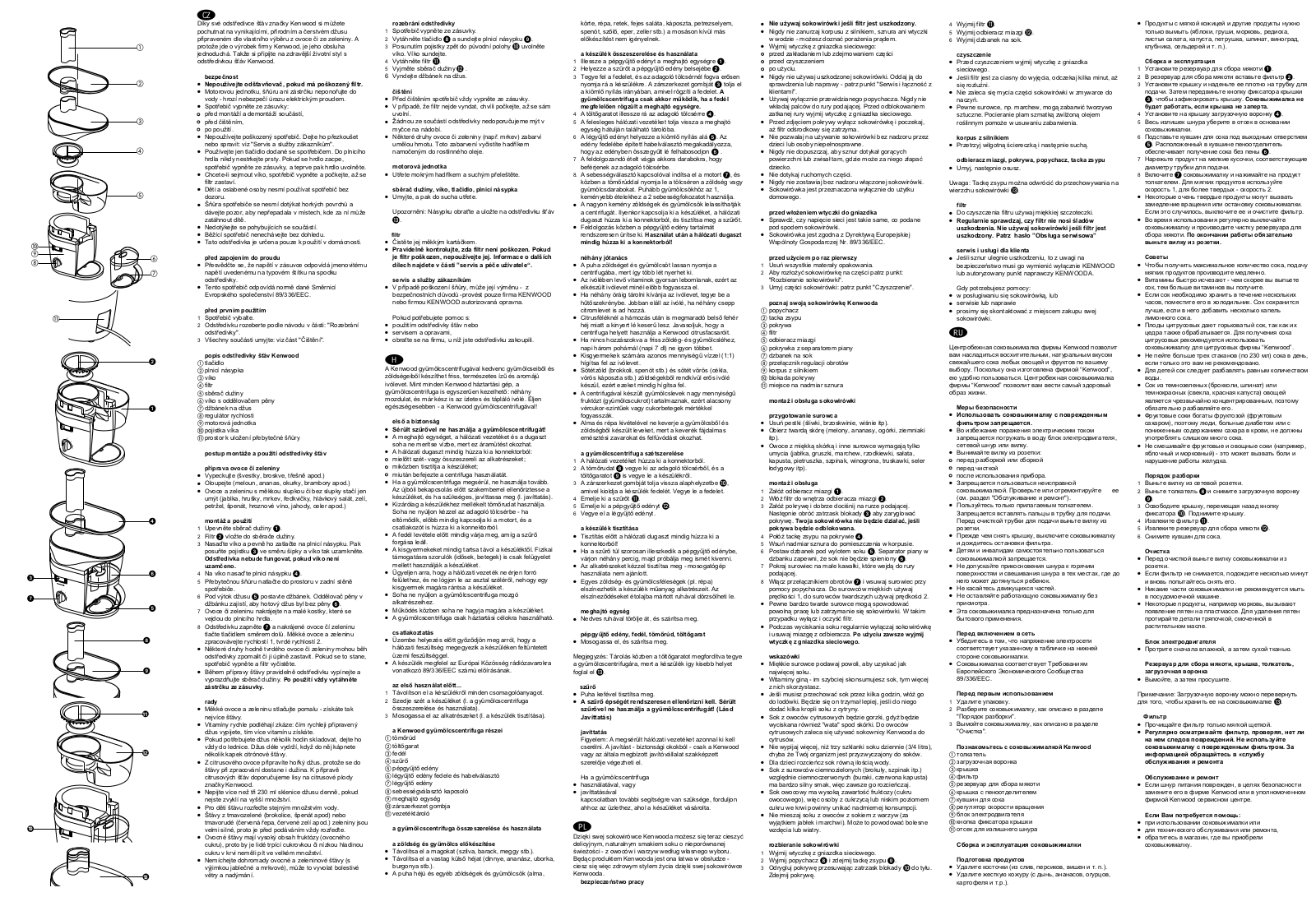 Kenwood JE550 User Manual