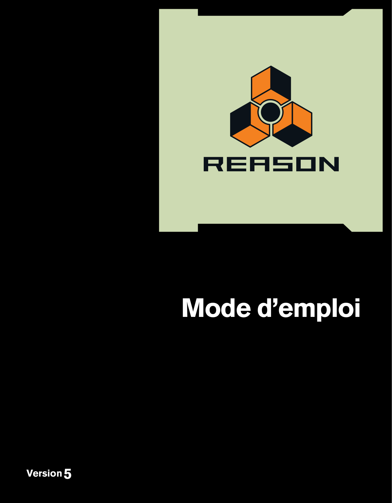 PROPELLERHEAD Reason - 5.0 Instruction Manual