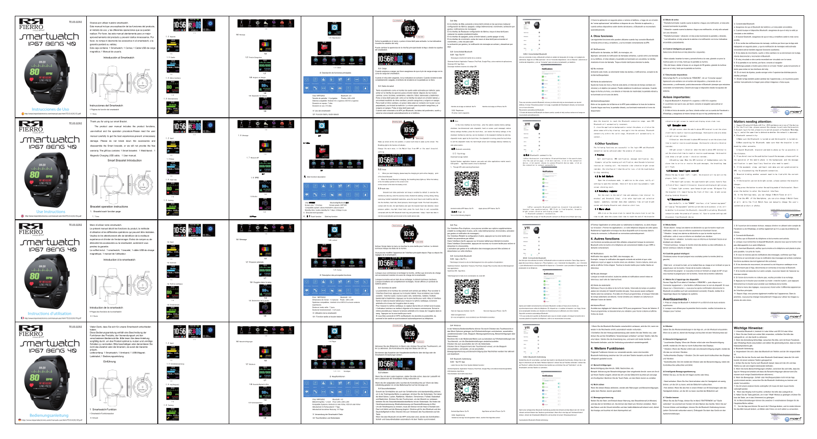 imperii electronics SmartWatch IPG7 BENG 40 Instruction Manual