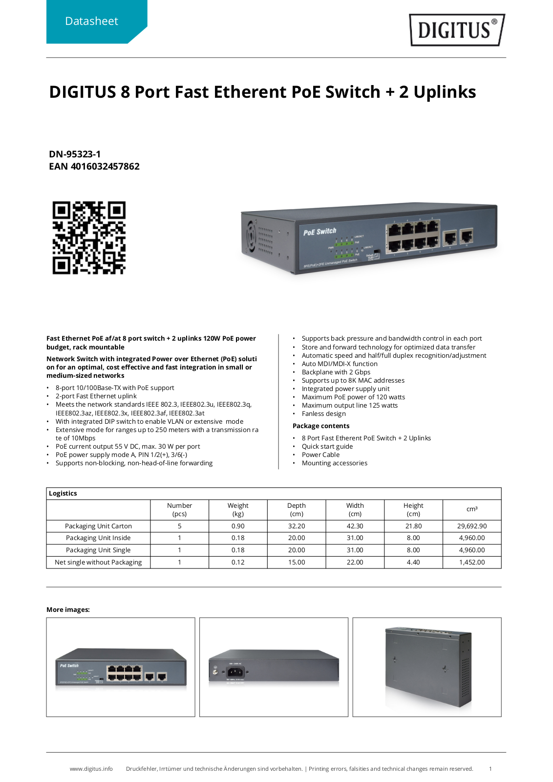 Digitus Professional DN-95323-1 User Manual