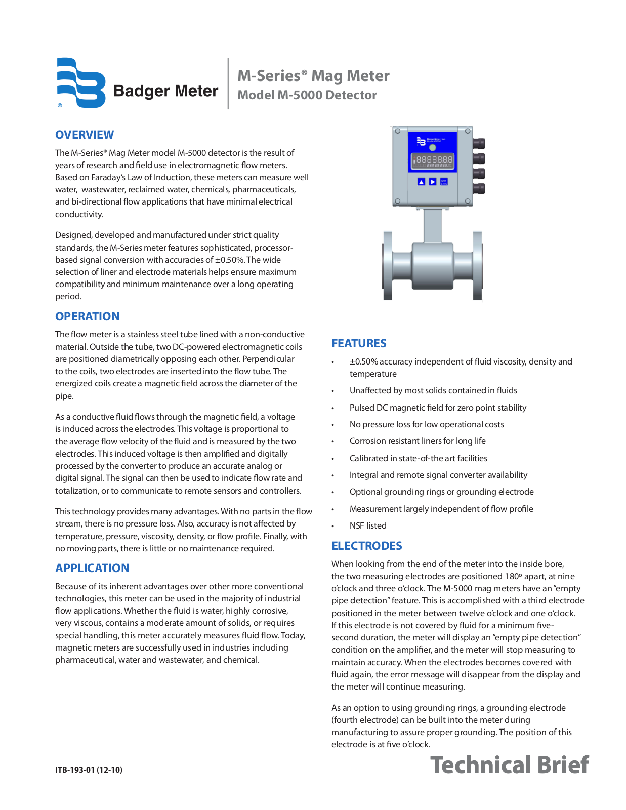 Badger Meter M5000 Technical Brief