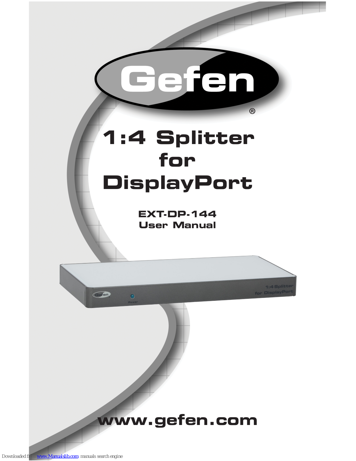 Gefen EXT-DP-144 User Manual