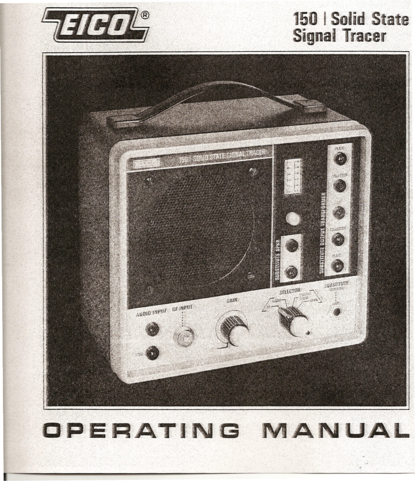 EICO 150 Service manual