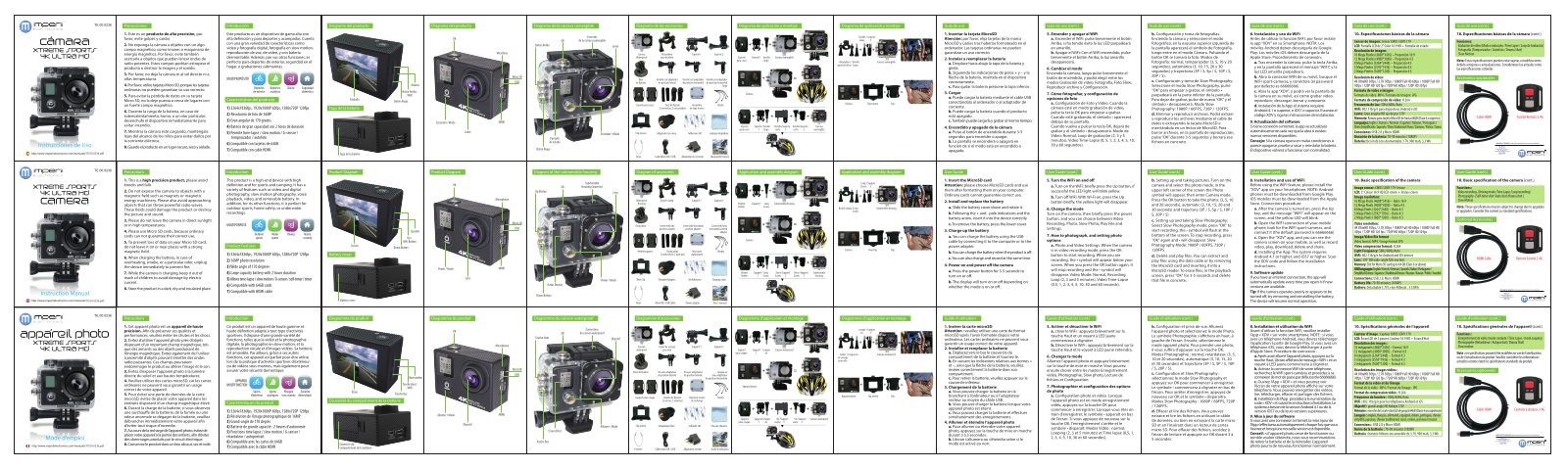 imperii electronics Xtreme Sports 4K Ultra HD Camera Instruction Manual