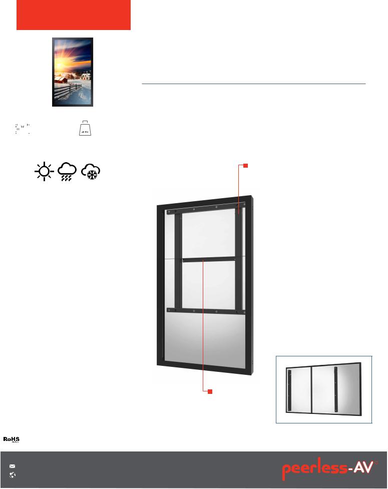 Peerless-AV EWP-OH85F Specsheet