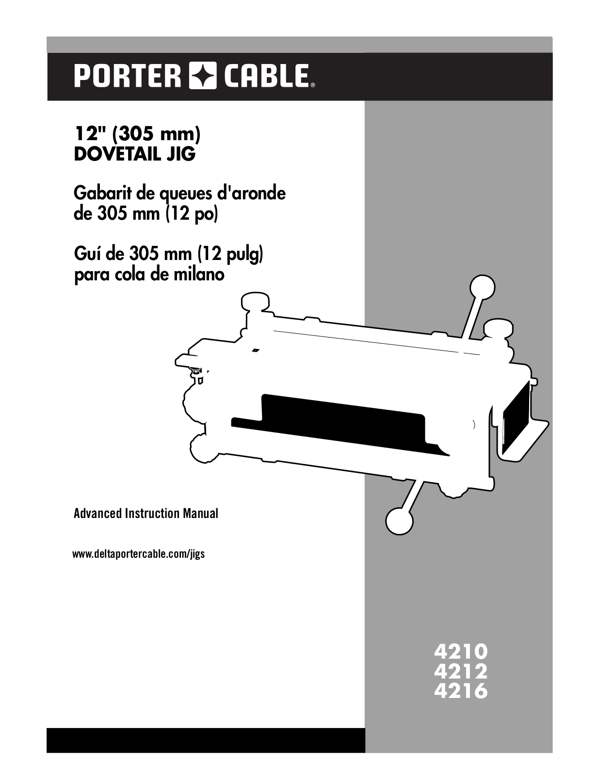 Porter-Cable 4216 User Manual