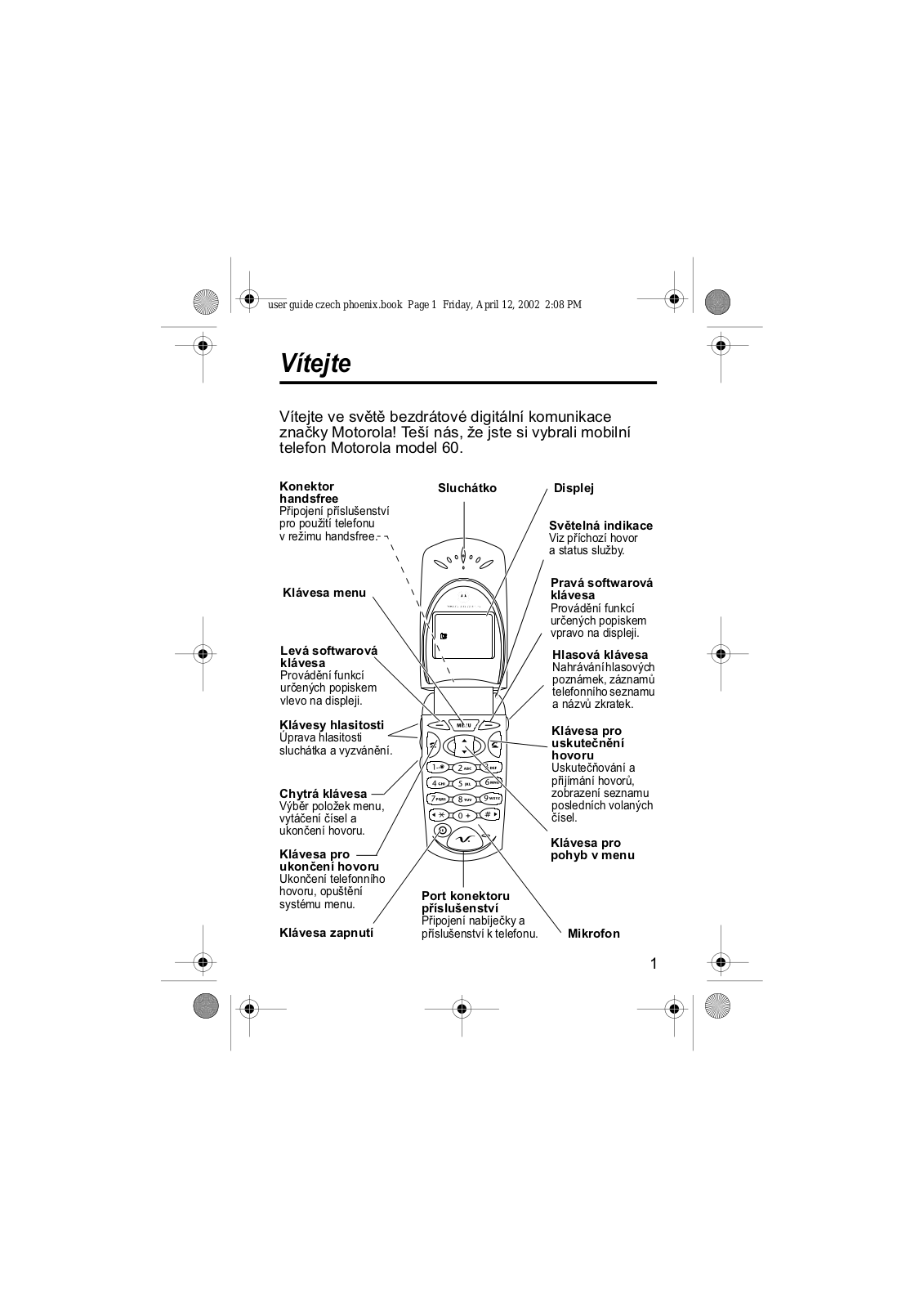 Motorola V60 User Manual