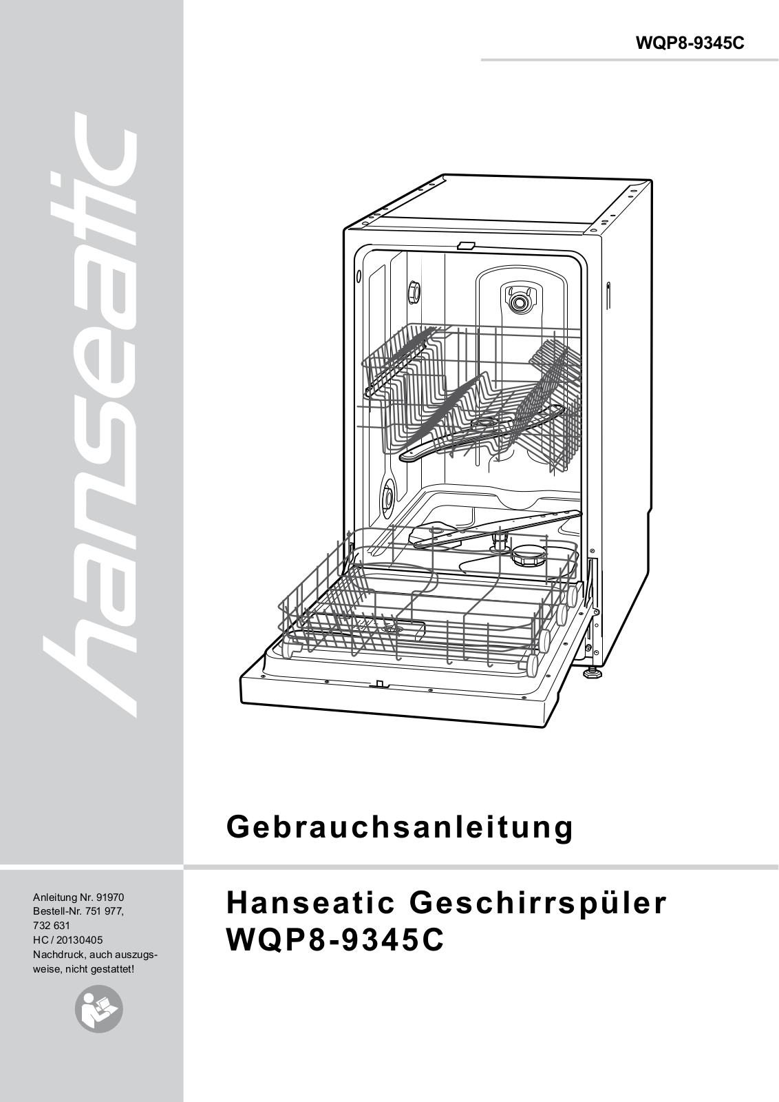 Hanseatic WQP8-9345C User Manual