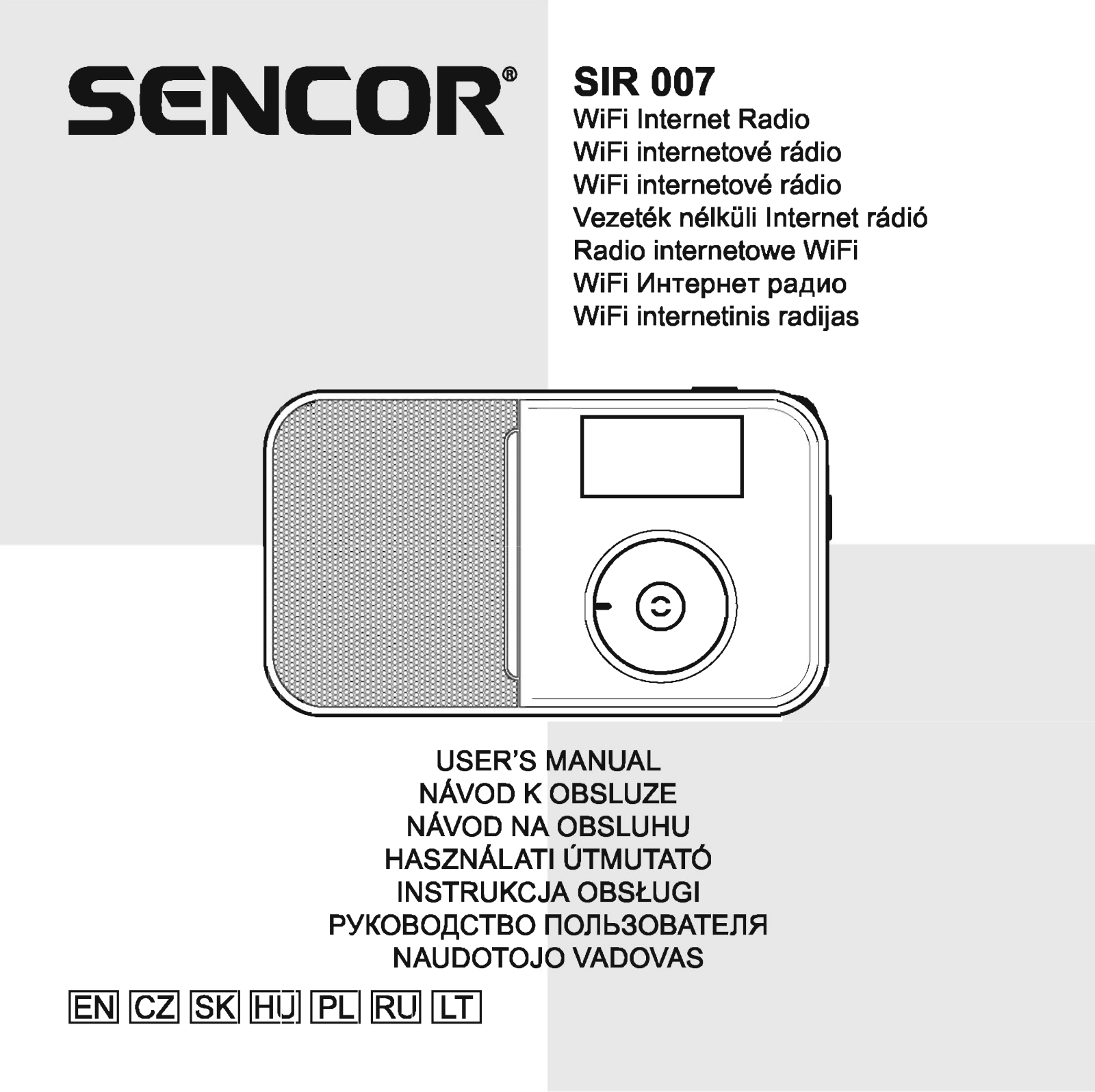 Sencor SIR 007 User Manual