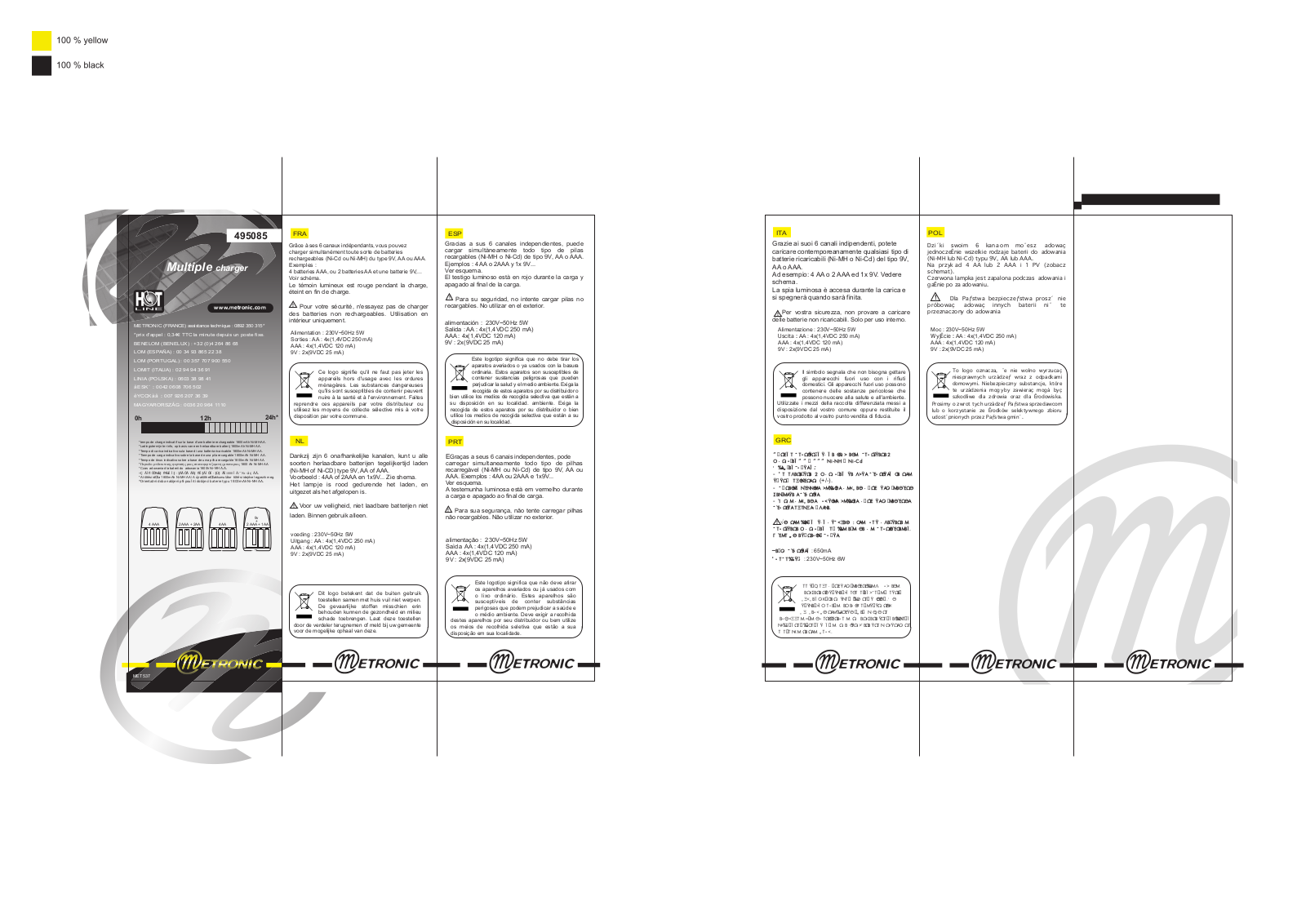 METRONIC 495085 User Manual