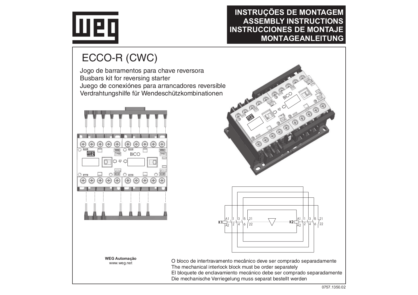 WEG ECC0-R User guide