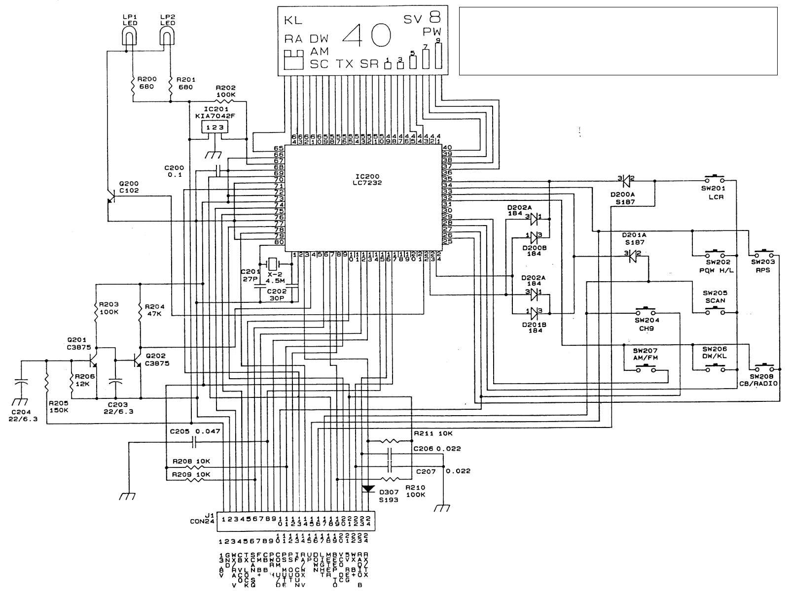 President Gleen CB Schematic