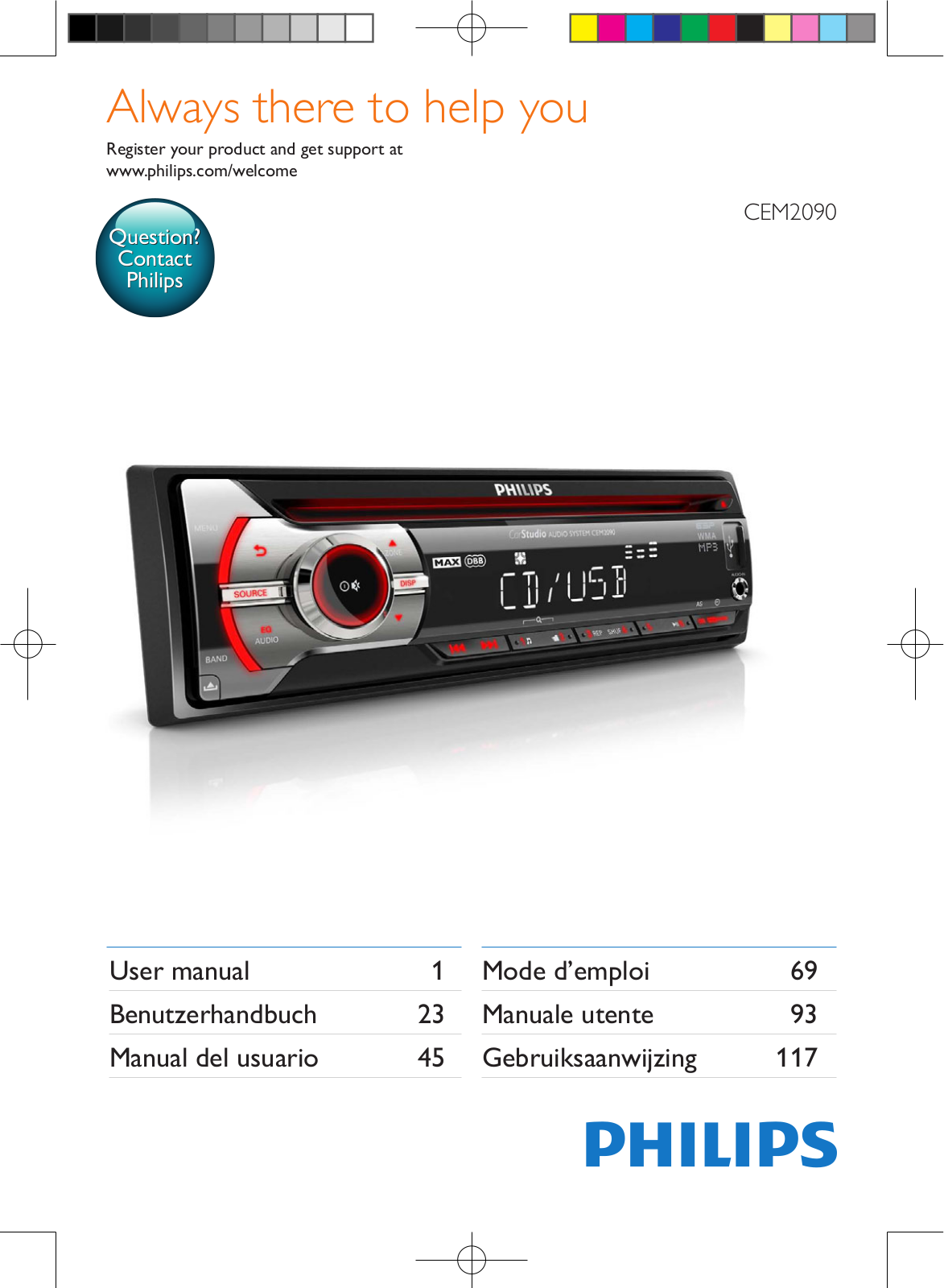 Philips CEM2090/12 User Manual