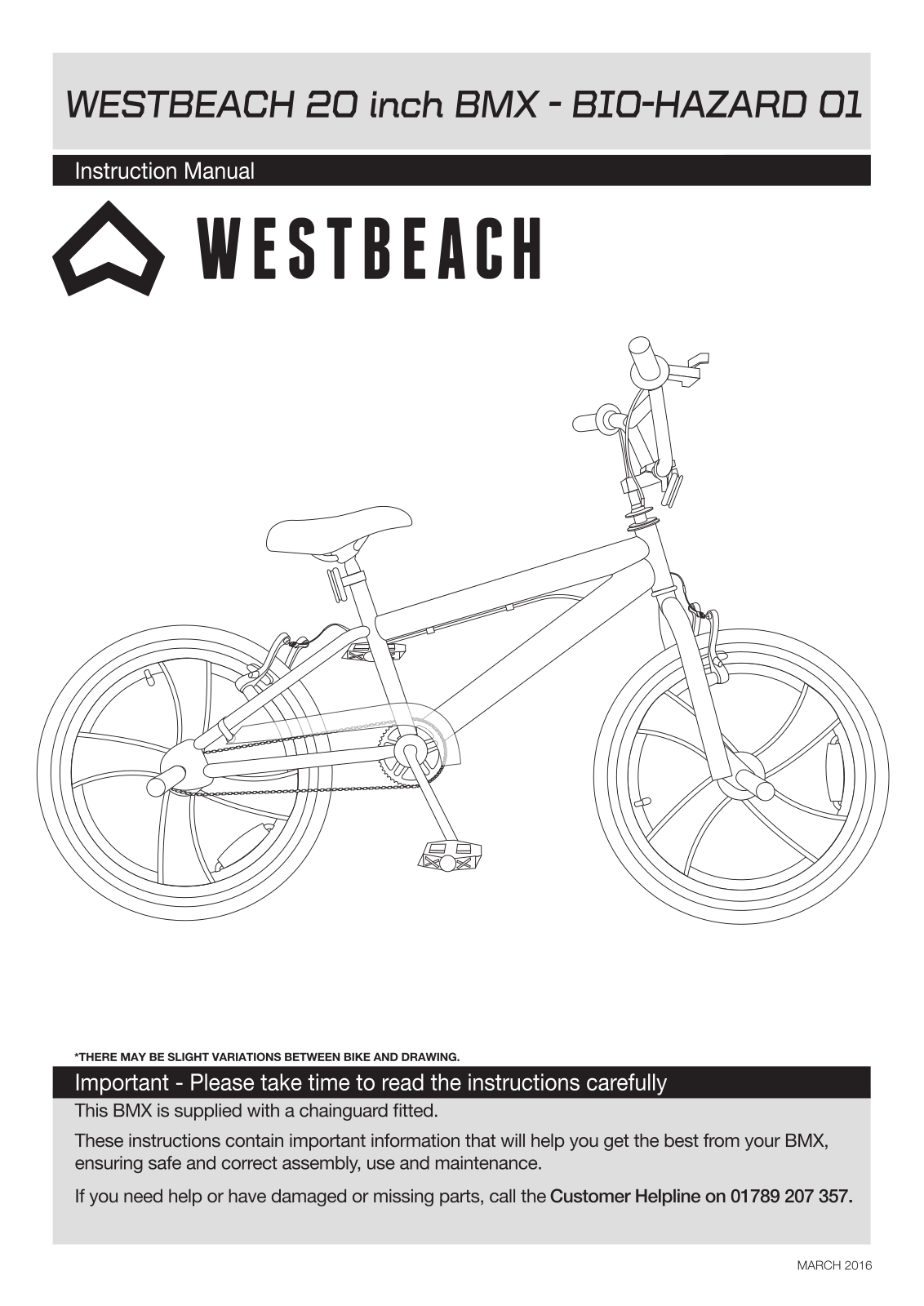 Westbeach 5314344 Instruction manual