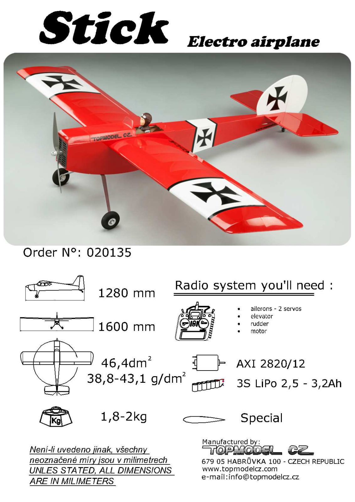 TOPMODEL CZ Stick User guide - ManualMachine.com