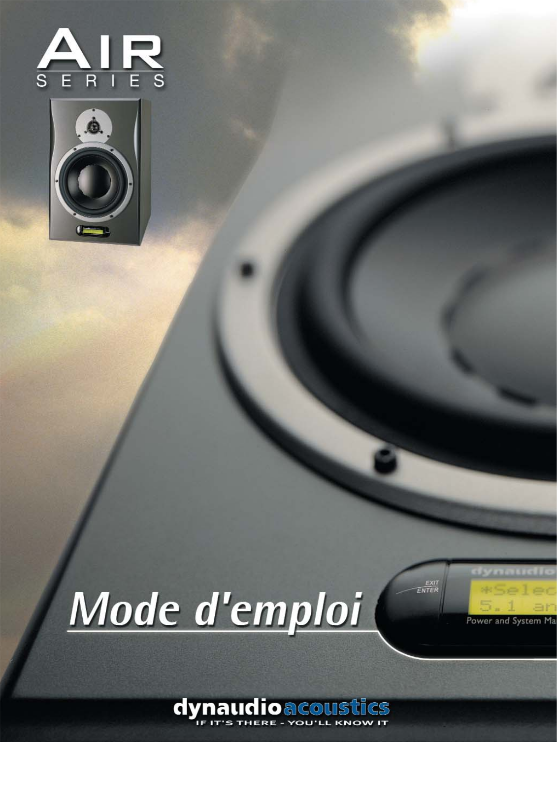 Dynaudio Acoustics AIR User Manual