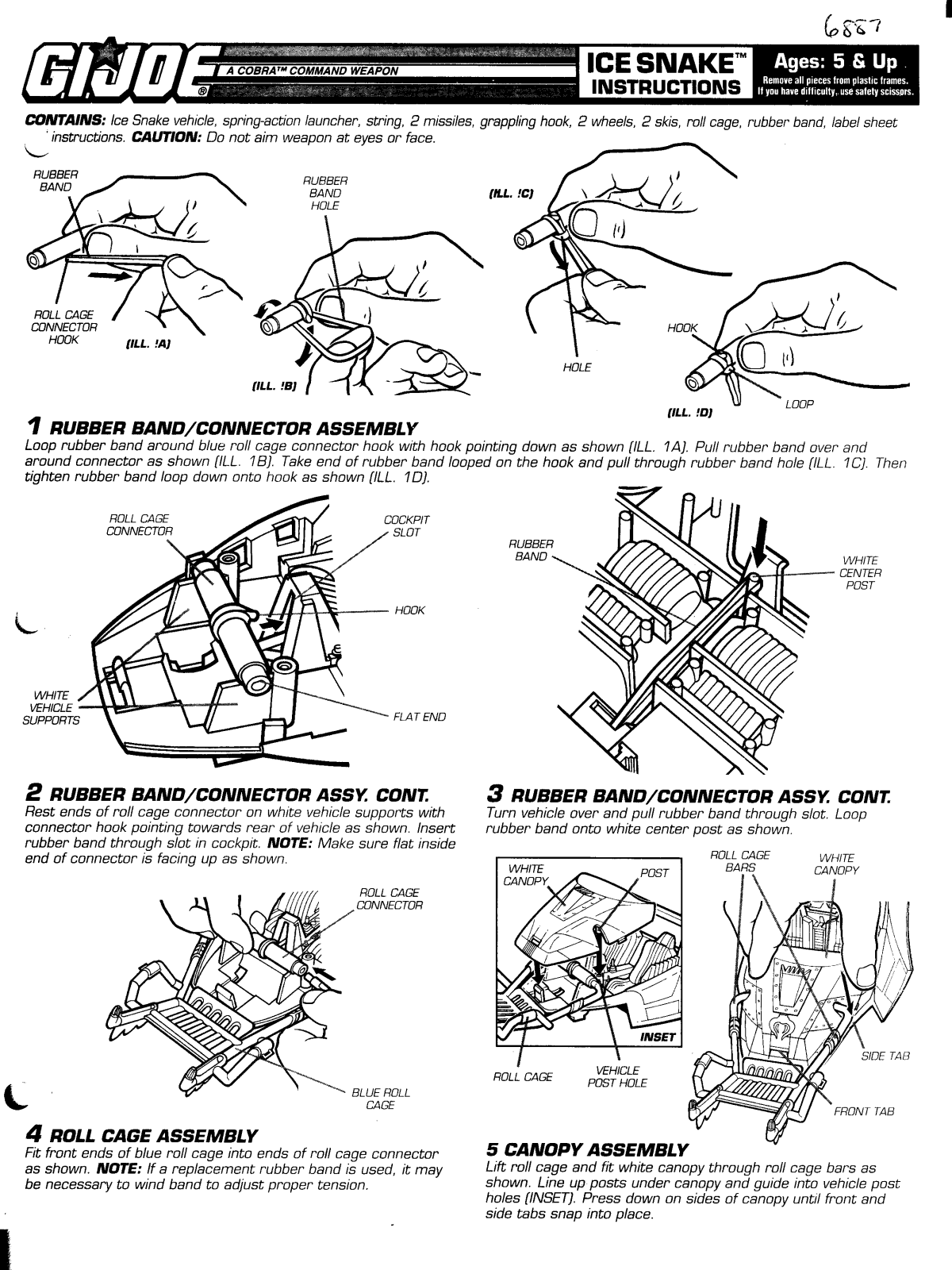 HASBRO GIJoe IceSnake User Manual