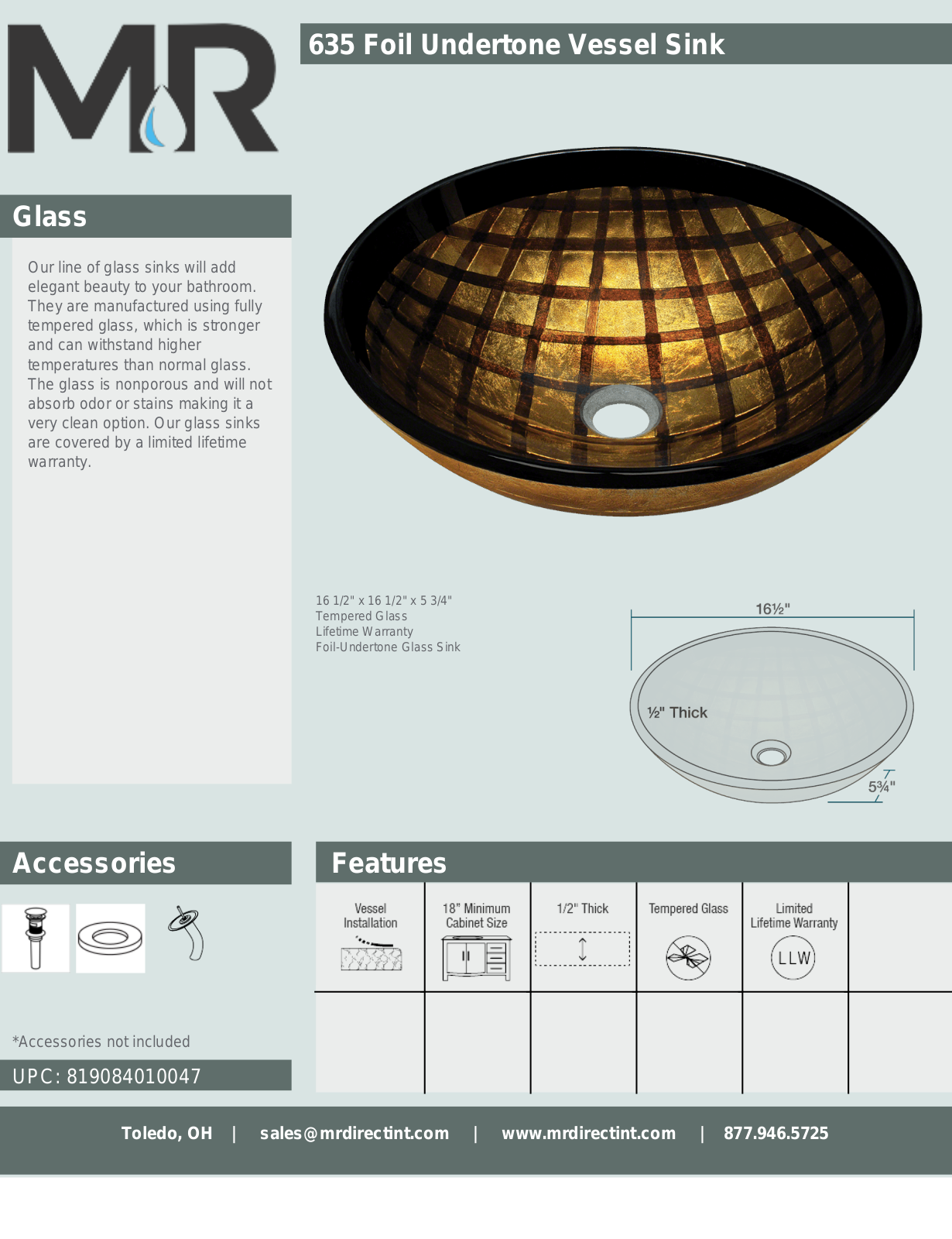 MR Direct MRDR1424 Specifications & Dimensions - ManualMachine.com