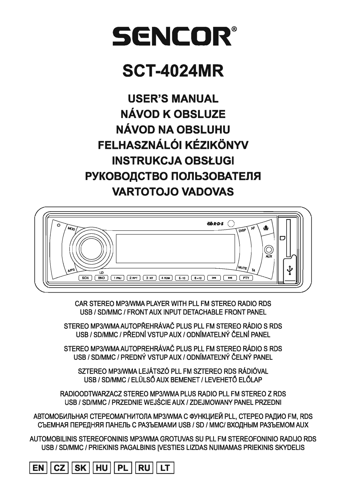 Sencor SCT 4024MR User Manual