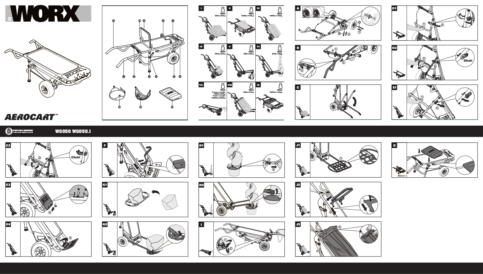 WORX Tools WG050 User Manual